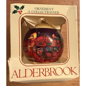 VTG 1995 Alderbrook Sesame Street Christmas ornament Baby's First Christmas Rare